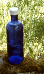 Blauglasflasche 200ml